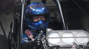 Picture of Doc Halladay in his funny car