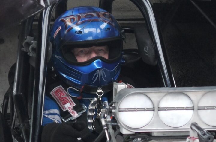 Picture of Doc Halladay in his funny car